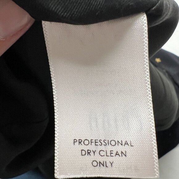 Harlyn Revolve Fit and Flare Silk Dress Black Gold Star Mini Cutout Medium - Picture 14 of 16